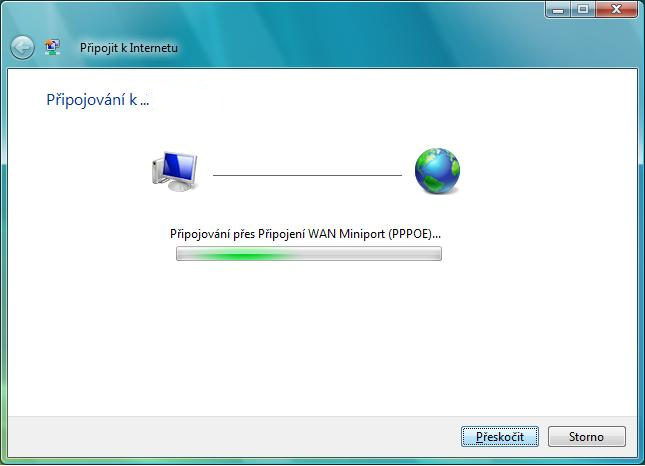 PC se připojuje